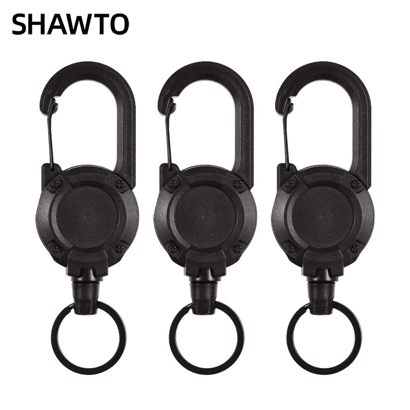Fishing Kayak Rod Holder - Shawto Elastic Fly Fishing KeyChain Retractor