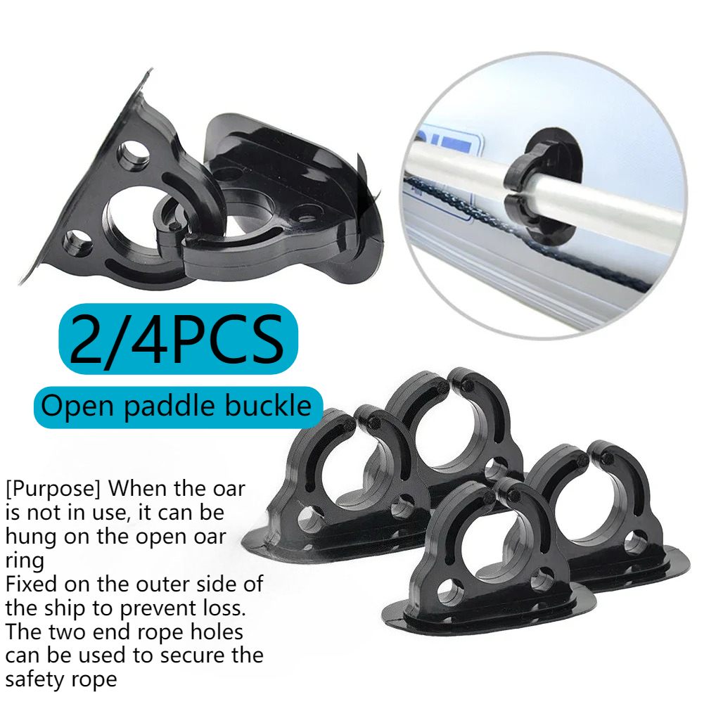 Fishing Kayak Anchor - 2/4PCS Black Applicable to Open Paddle