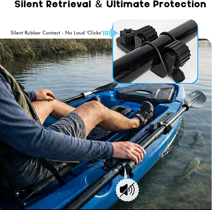 Kayak Paddle Holder Track Moun - đánh giá và giá Fishing Kayak Cart