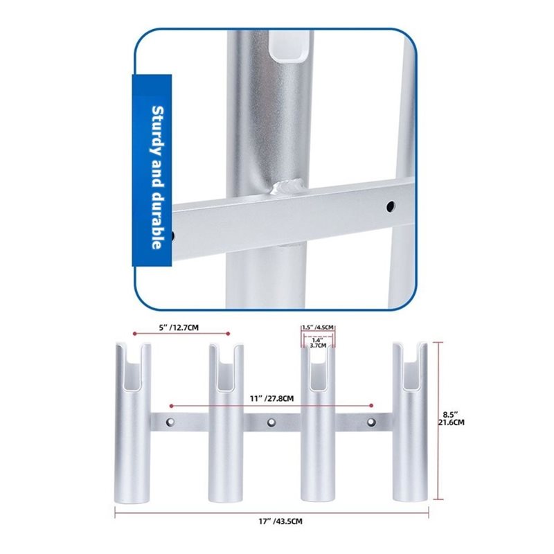 CGDS-Fishing Rod Holder Wall-M - đánh giá và giá Fishing Kayak Cart