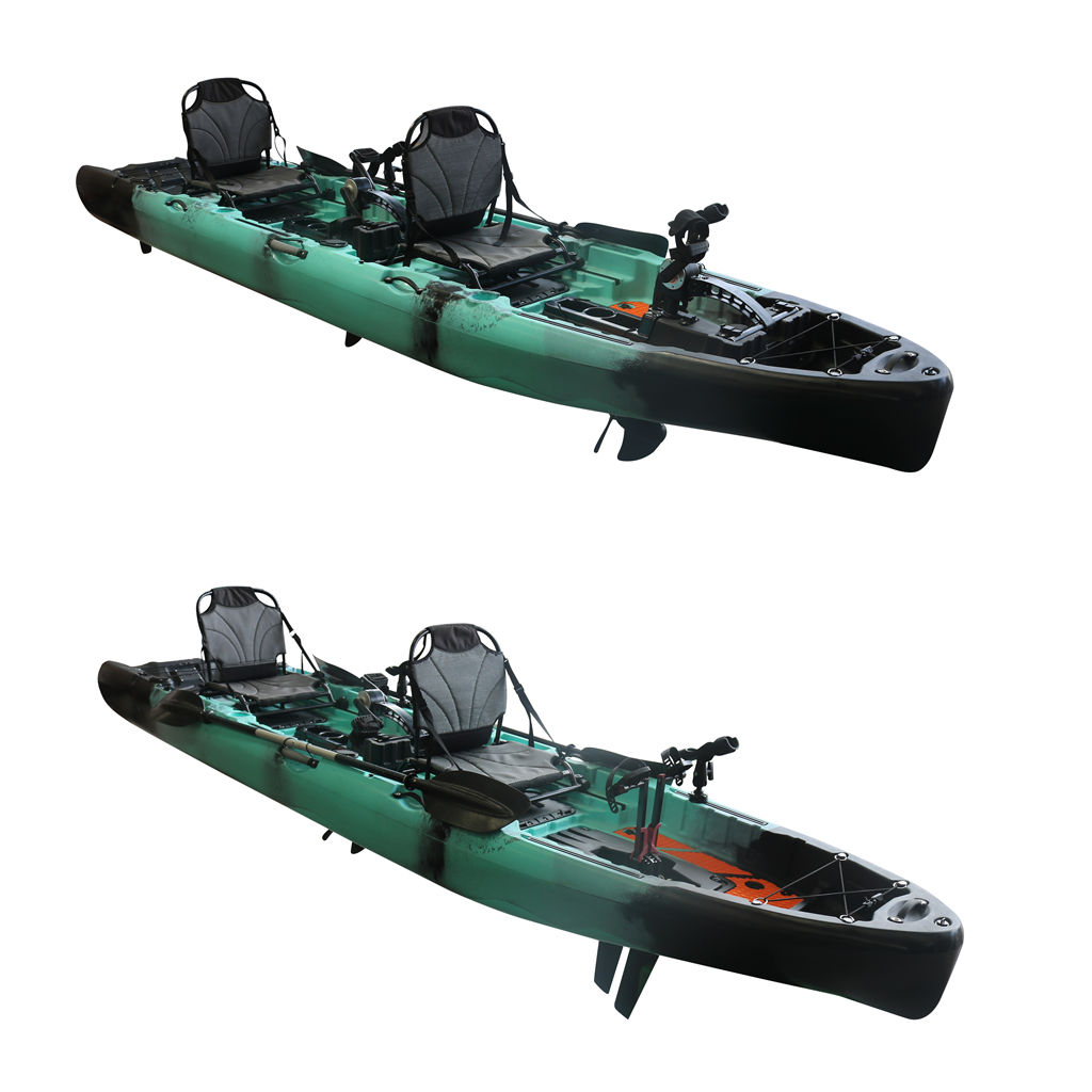 New Arrival 14FT 2-Person Peda - đánh giá và giá Fishing Kayak Pedal Drive