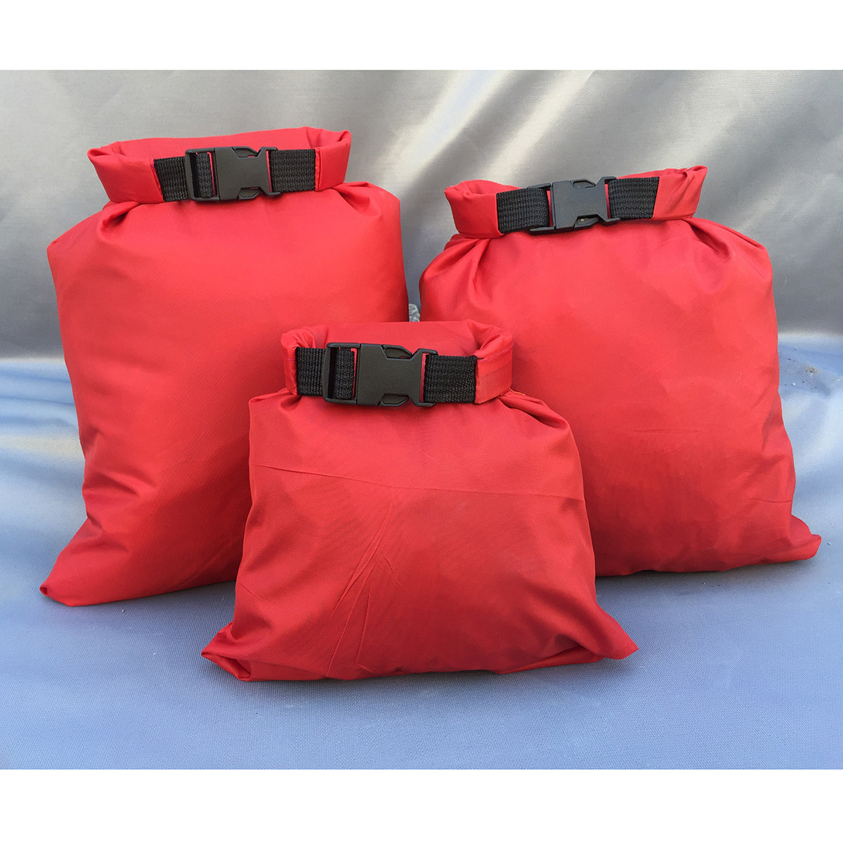 3Pcs Waterproof Dry Bag Pouch  - đánh giá và giá Fishing Kayak Storage Bag