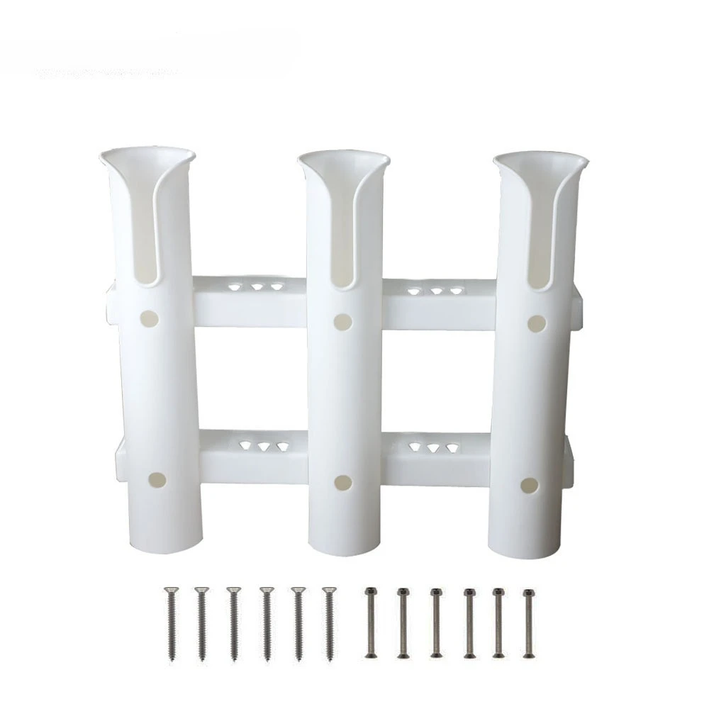 Three-cylinder Plastic Fishing - đánh giá và giá Fishing Kayak Rod Holder